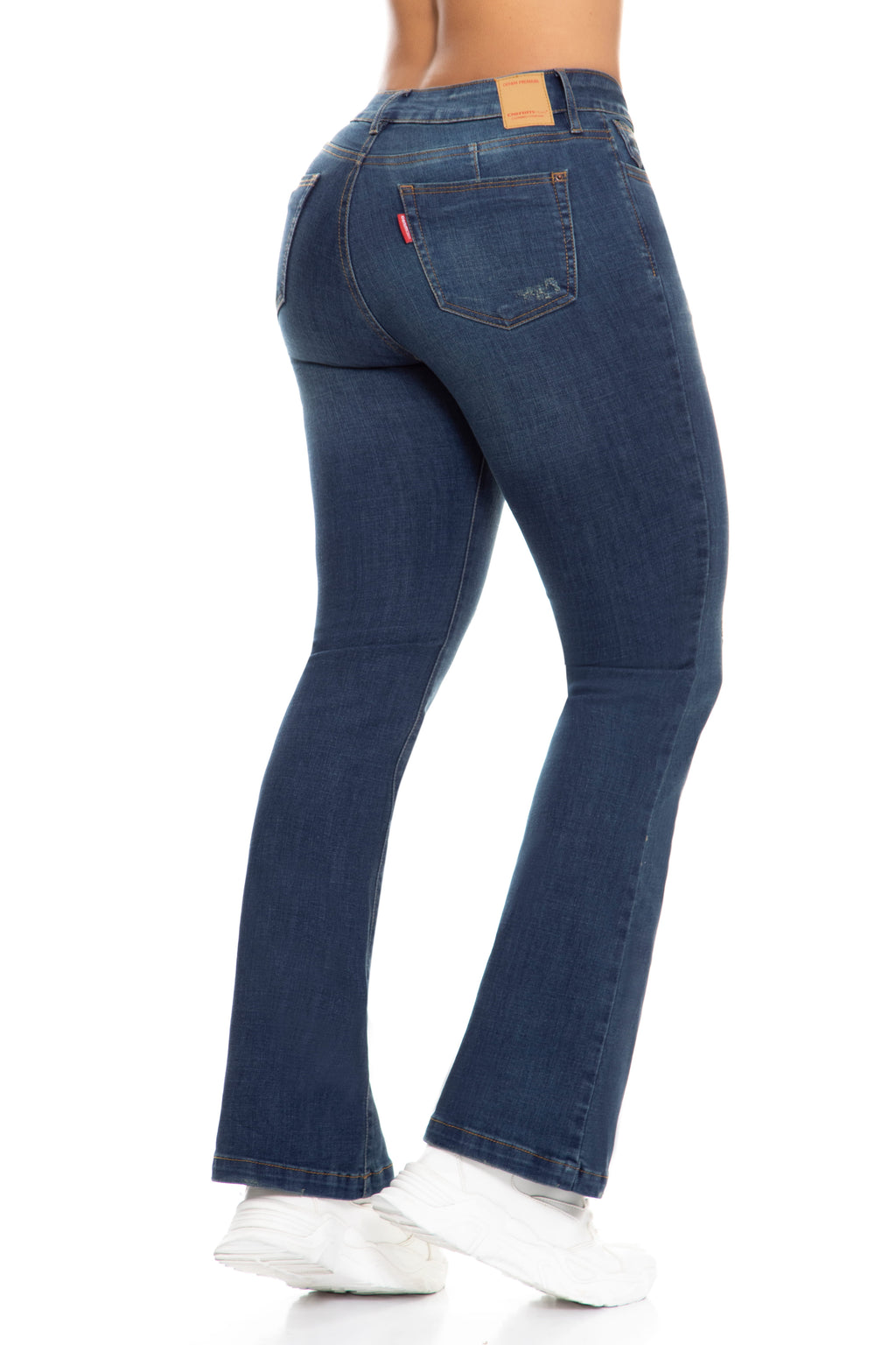 Jean 2 Botones Desgaste J3299 | Bota Campana de Horma Perfecta con Actitud