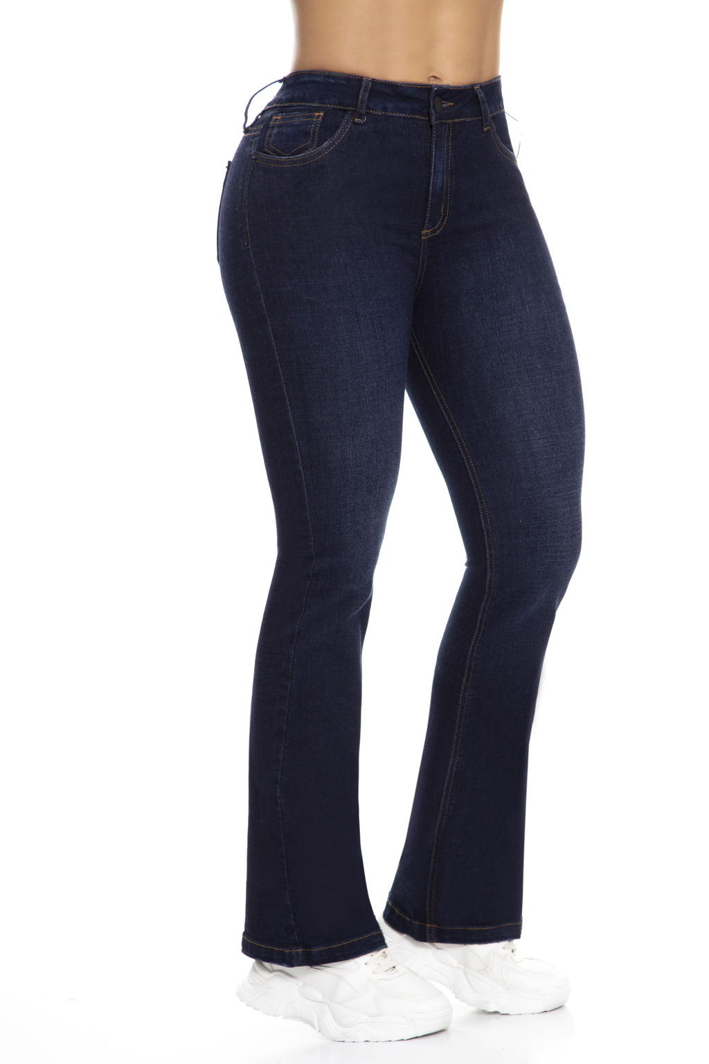 Jean Bota Campana Levanta Cola Azul Indigo J3323 DenimClazz