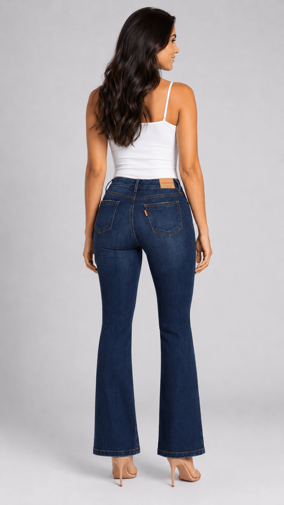 Jean Campana Levanta Cola Azul Profundo J3324 DenimClazz