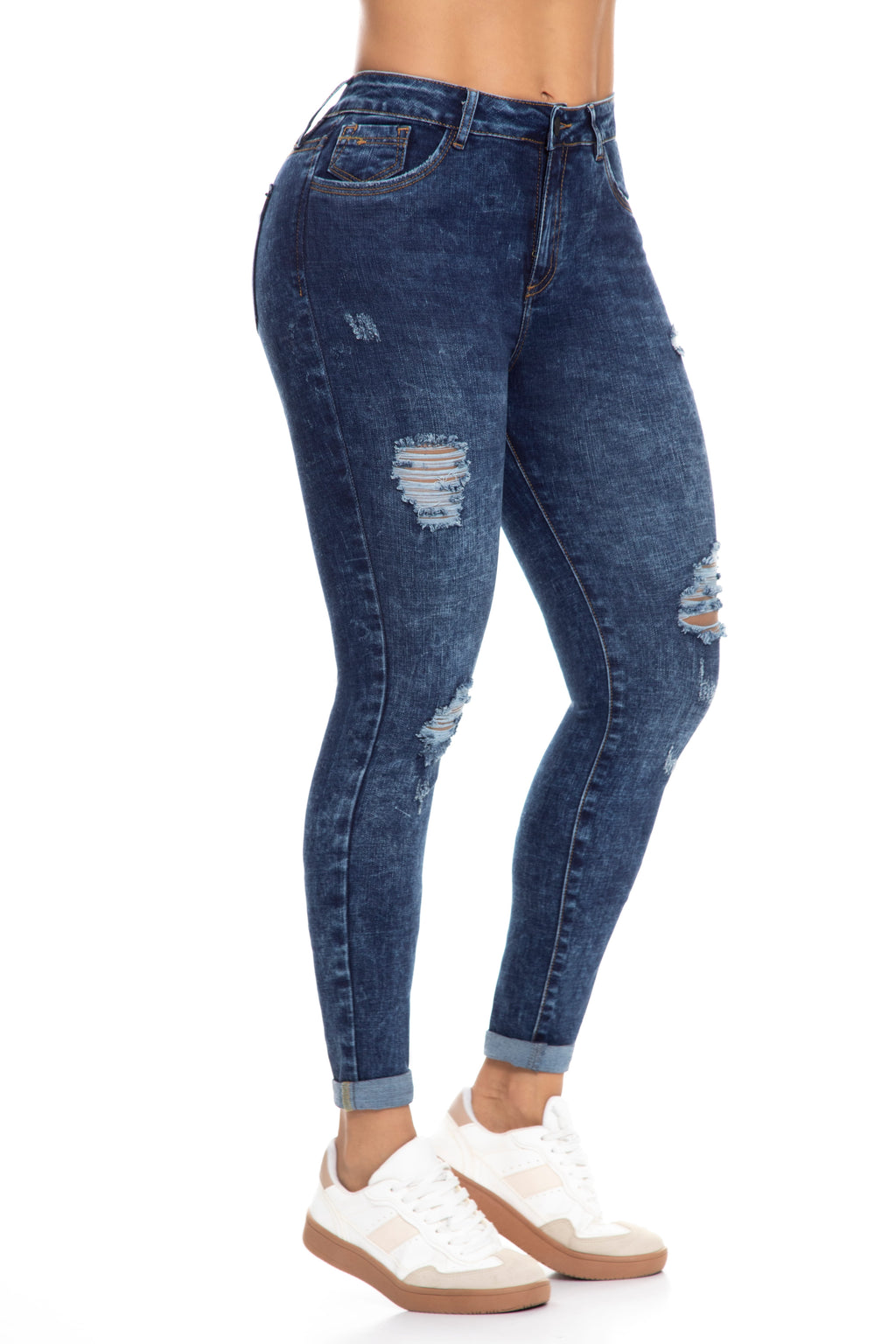 Jean J3349 | Skinny Destroyed de Horma Perfecta