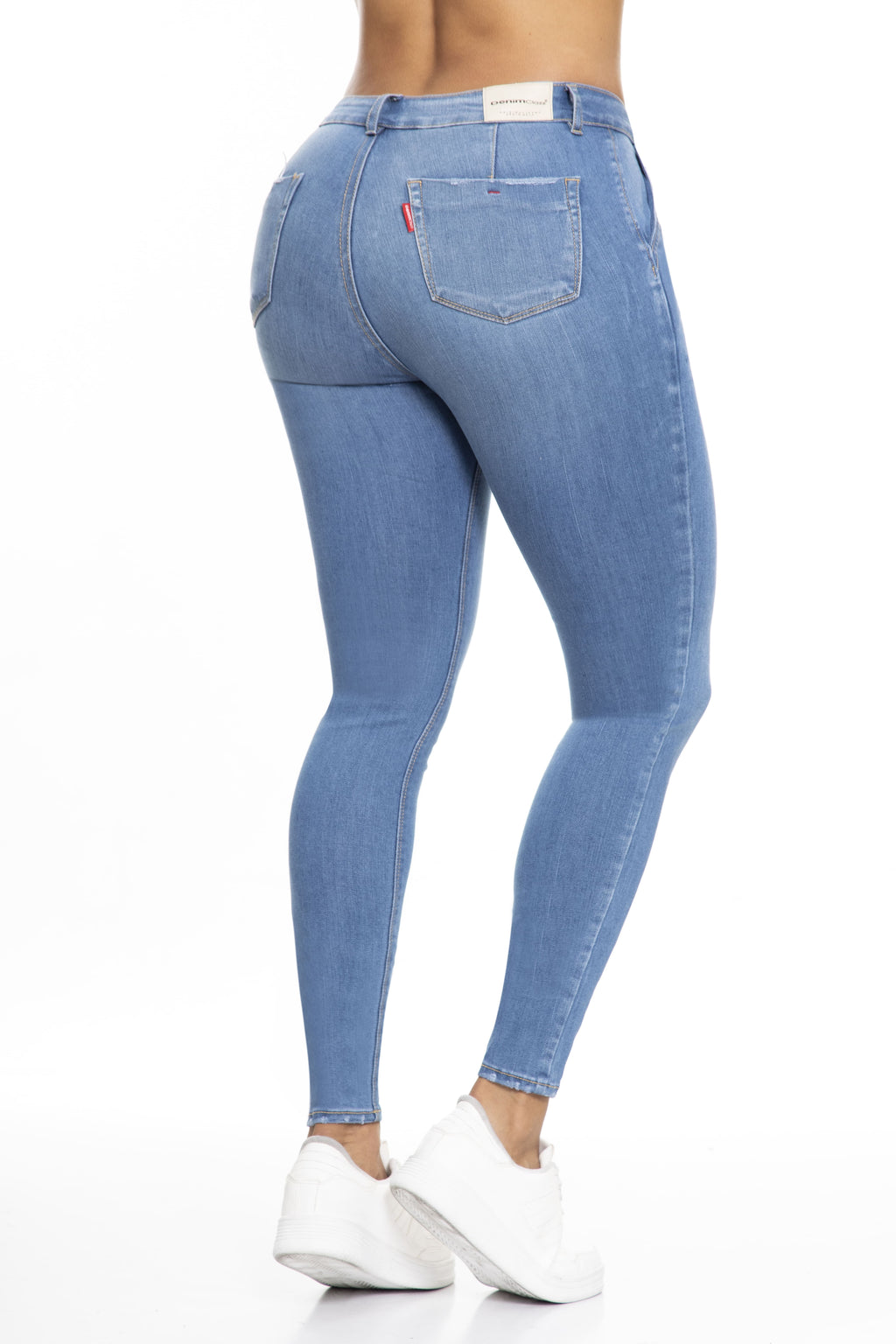 Jean Skinny Levanta Cola Azul Medio J3410 DenimClazz