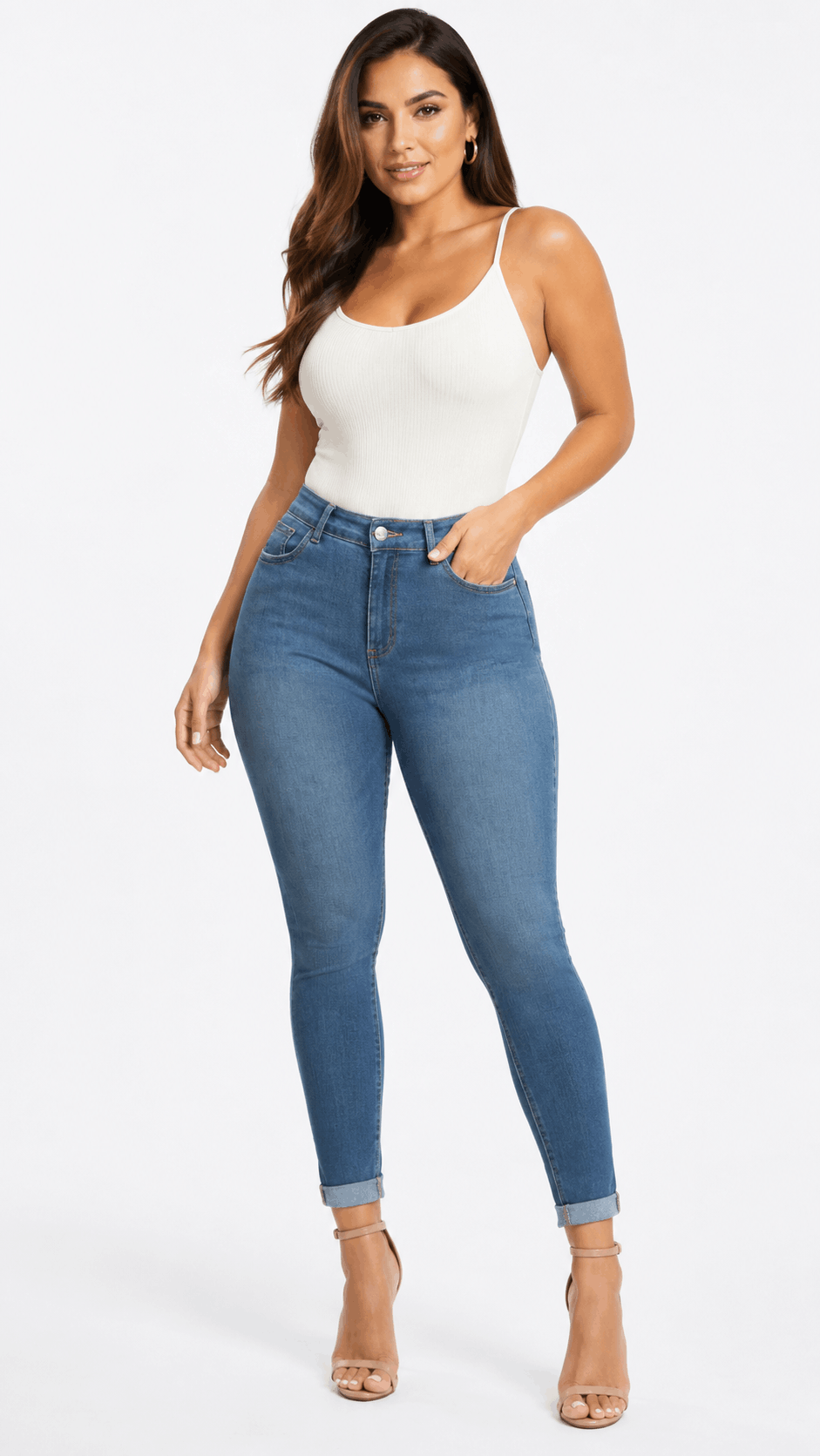 Jean J3412 | Básico Skinny Premium Levanta Cola