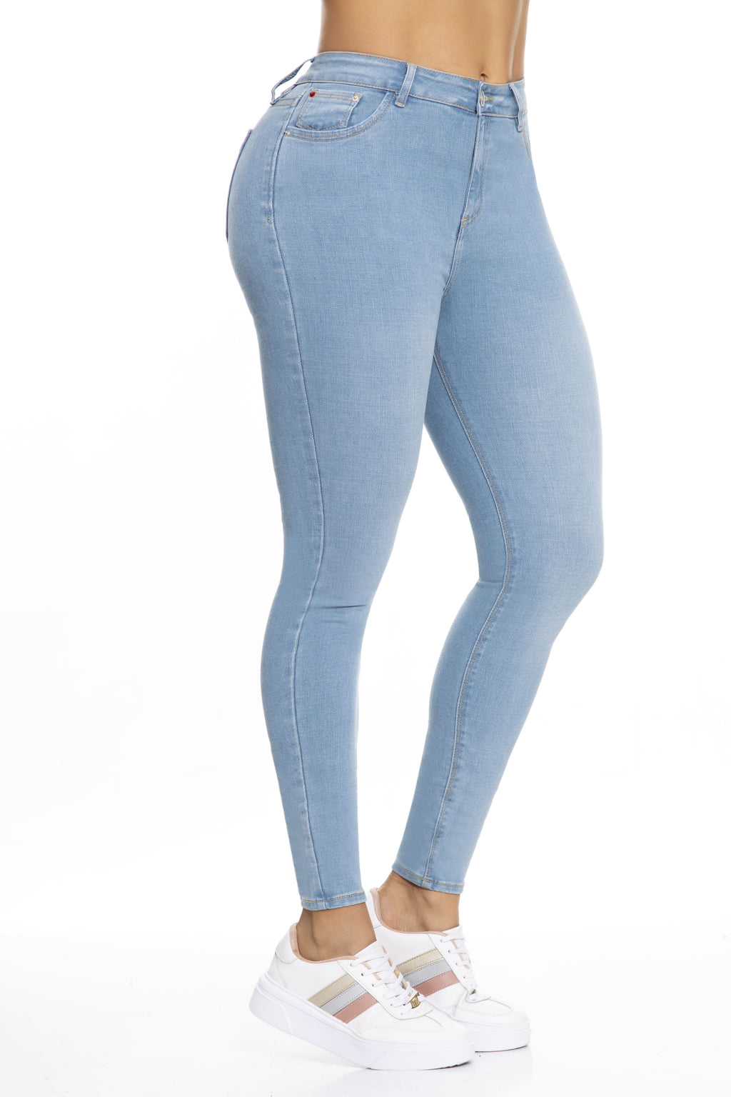 Jean Skinny Levanta Cola Azul Hielo J3419 DenimClazz
