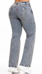 Jean Flare Dirty Levanta Cola | J3421