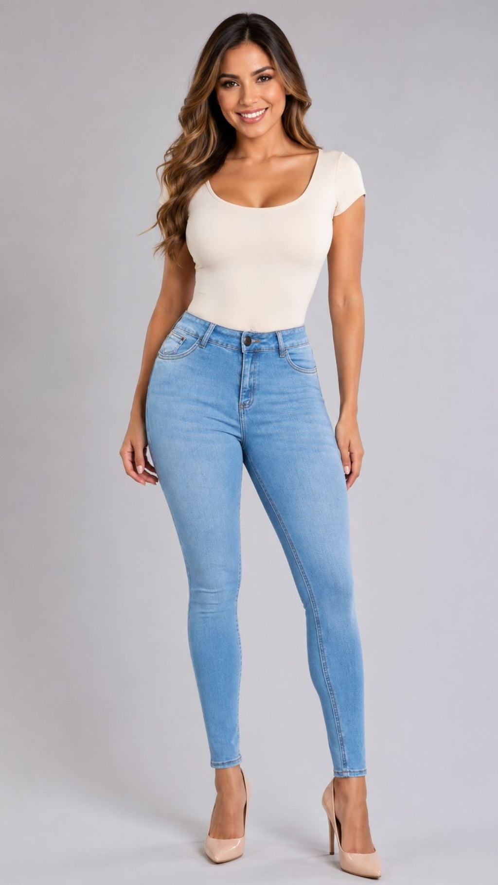 Jean Skinny Levanta Cola Clásico | J3424