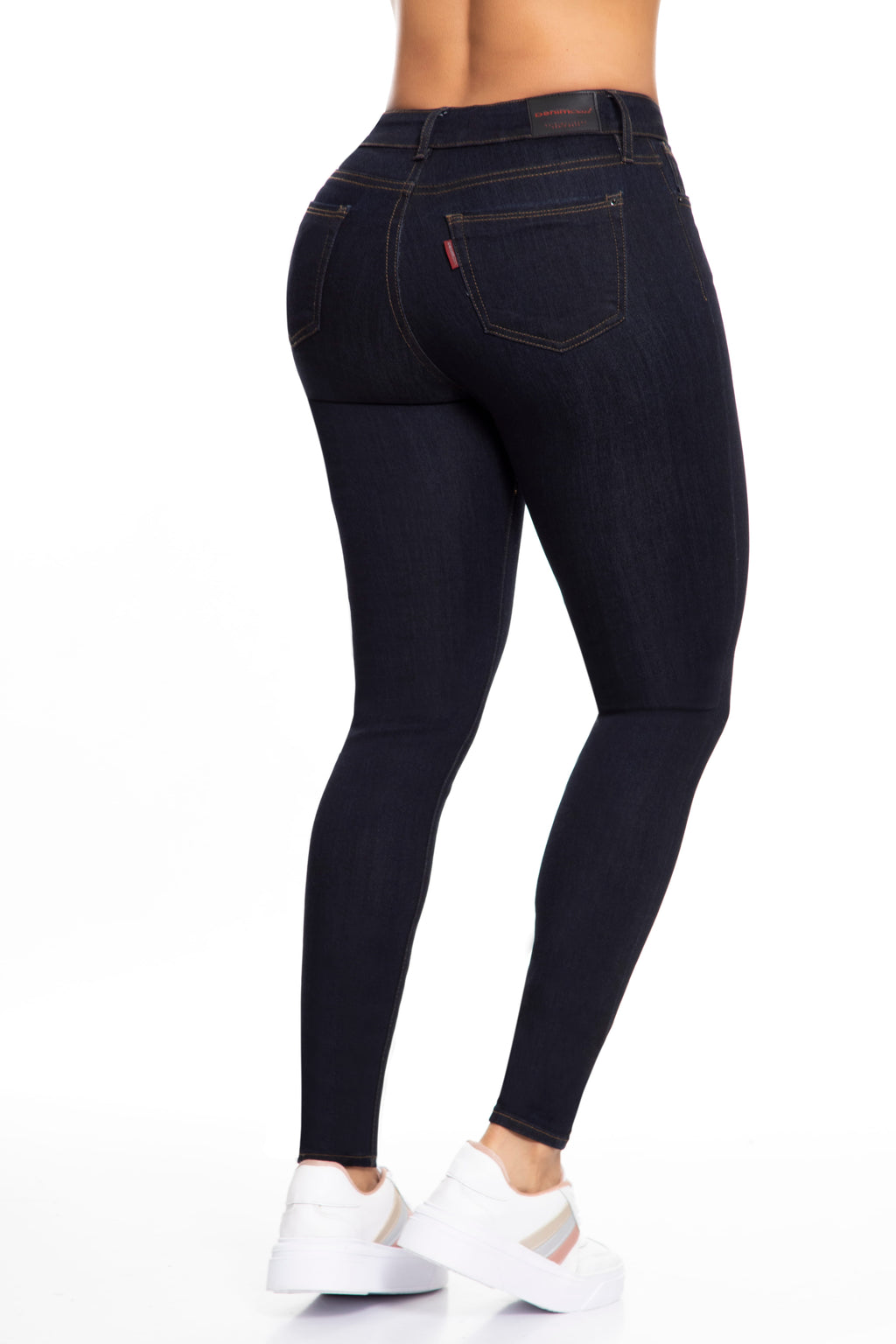 Jean Skinny Levanta Cola Azul Noche J3426 DenimClazz