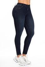 Jean Skinny Levanta Cola Azul Clásico J3428 DenimClazz
