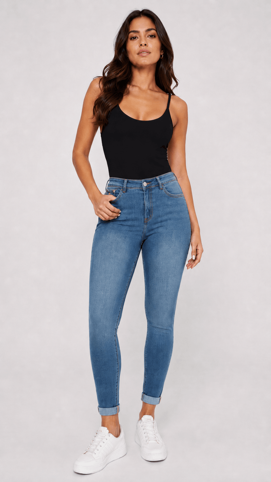 Jean J3435 | Skinny Dirty Claro de Horma Perfecta