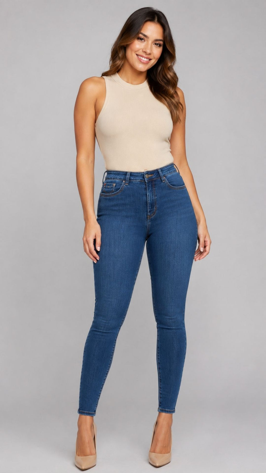 Jean Skinny Levanta Cola Clásico | J3443