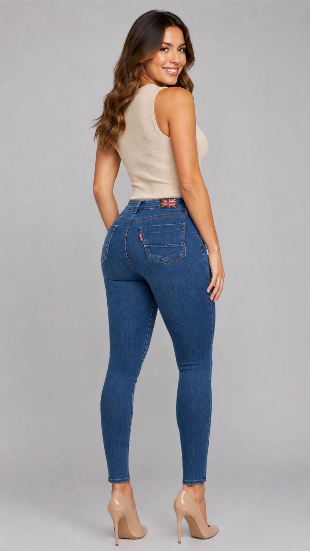 Jean Skinny Levanta Cola Clásico | J3443