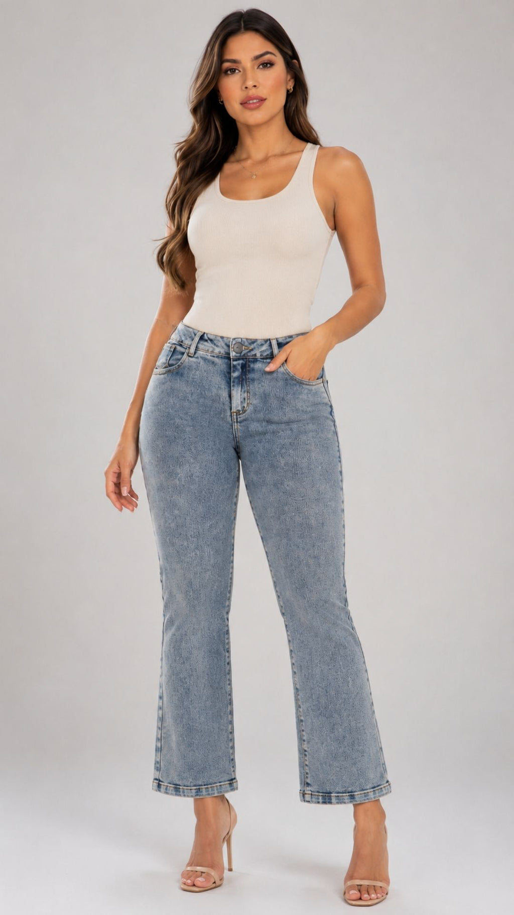 Jean Flare Dirty Levanta Cola | J3448