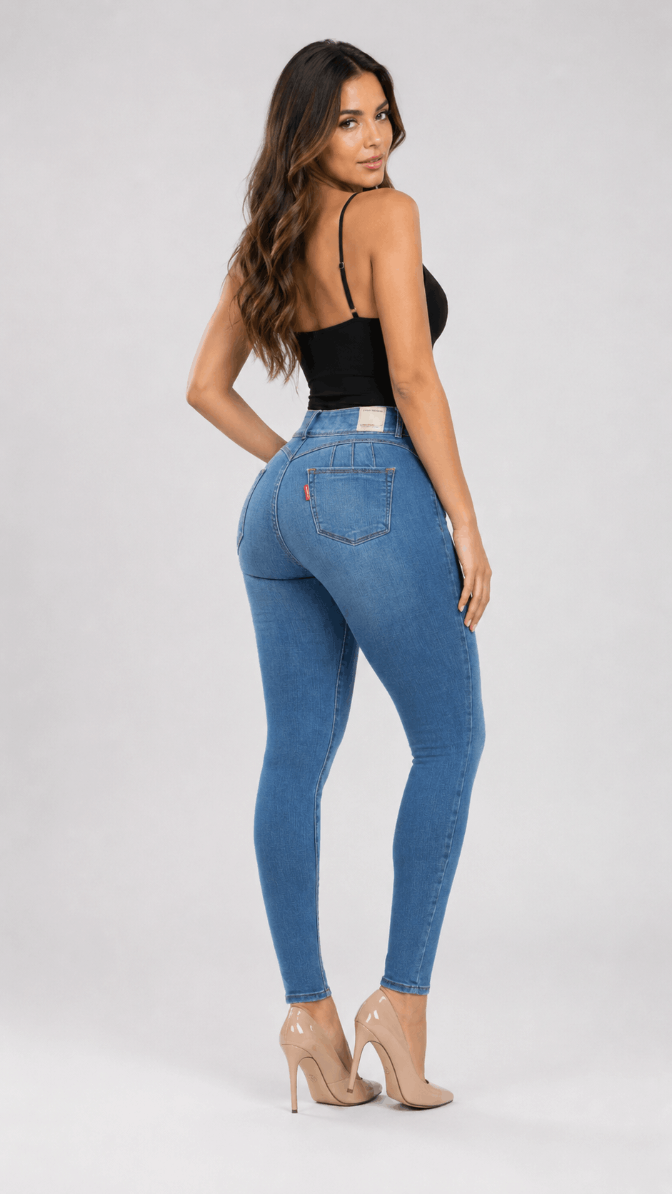Jean 2 Botones J3456 | Skinny Claro Stretch Premium