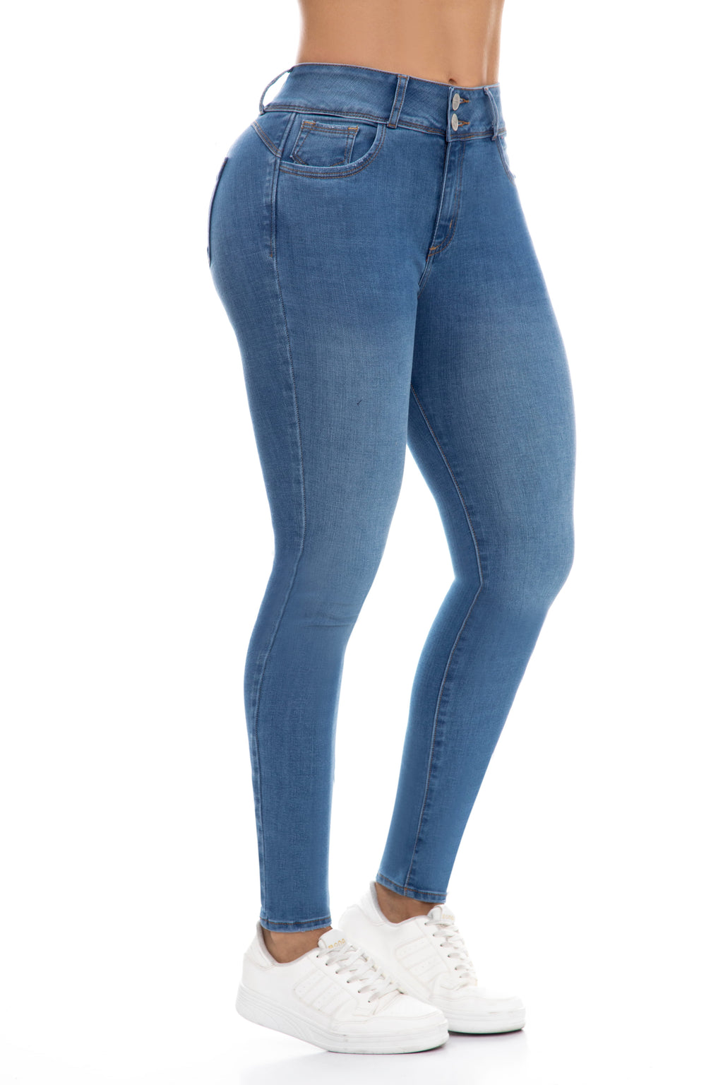 Jean 2 Botones J3456 | Skinny Claro Stretch Premium