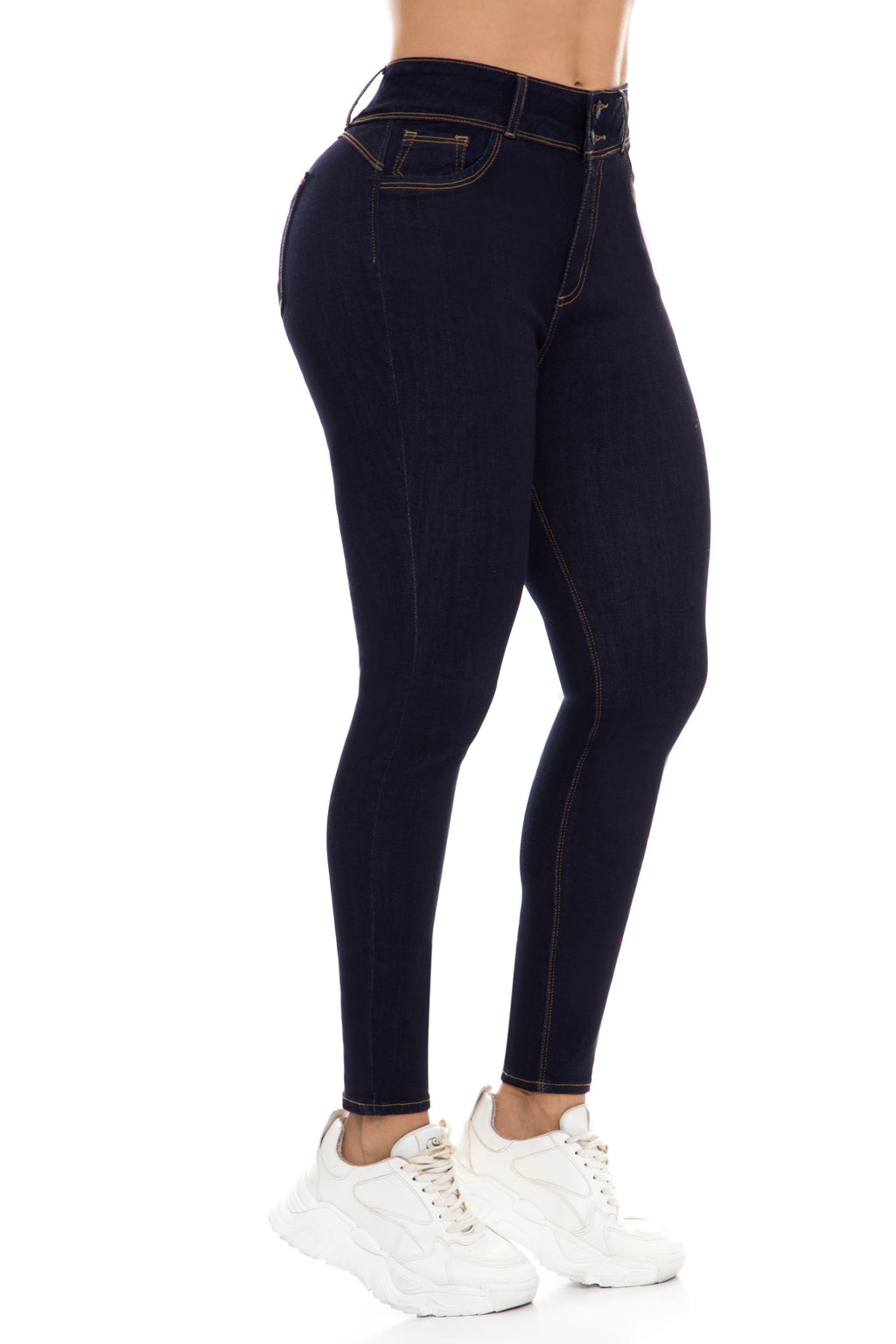 Jean J3457 |   2 Botones Skinny Azul Claro Fit Perfecto