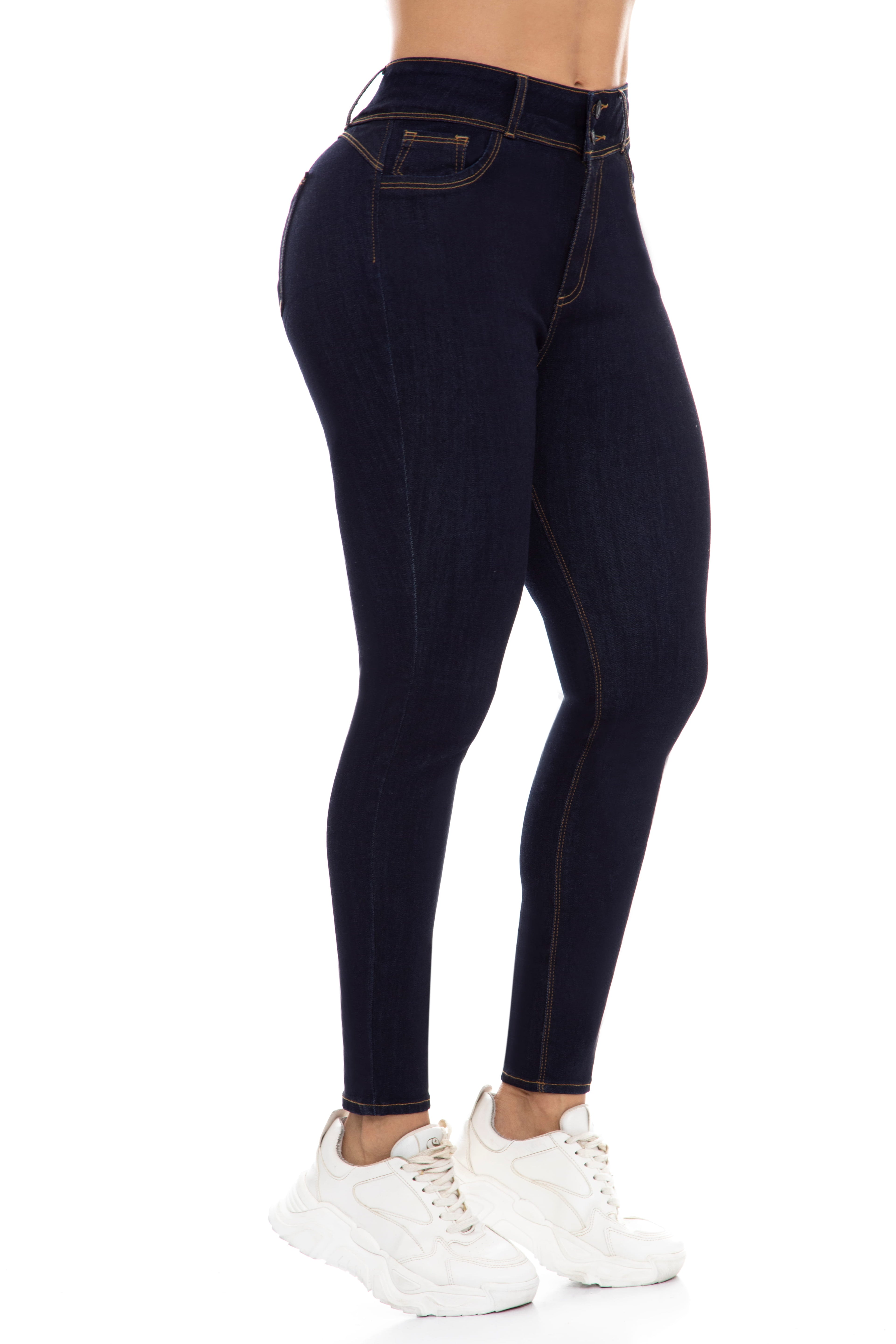 Jean J3457 |   2 Botones Skinny Azul Claro Fit Perfecto