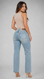Jean Flare Dirty Levanta Cola | J3483