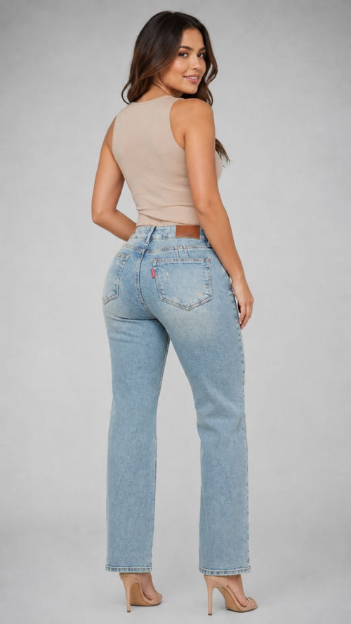 Jean Flare Dirty Levanta Cola | J3483