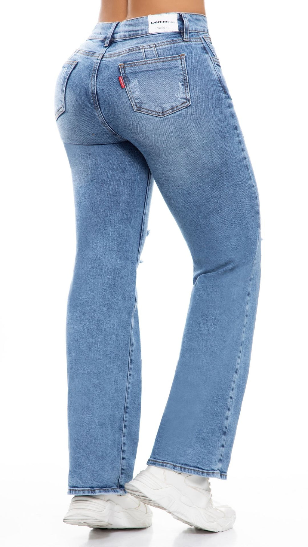 Jean Flare Levanta Cola con Rotos | J3484