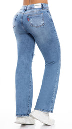 Jean Flare Levanta Cola con Rotos | J3484