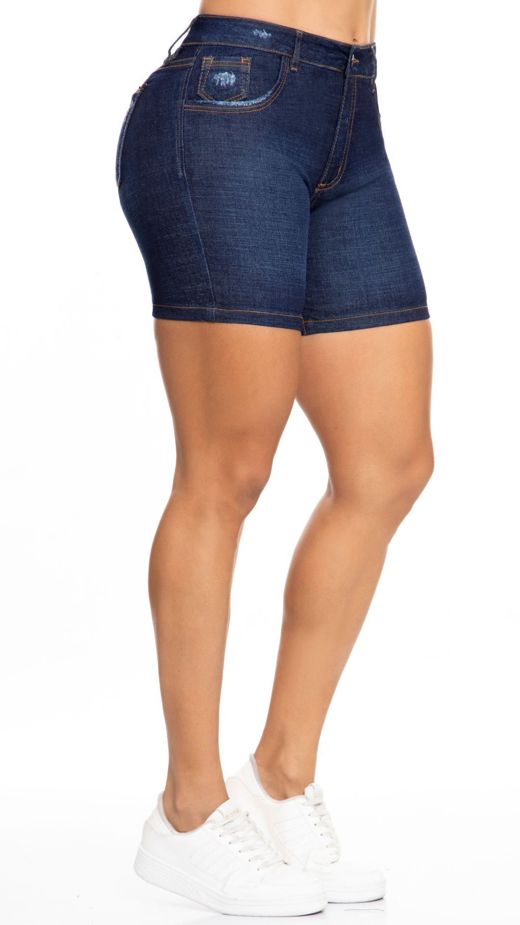 Short Básico Indigo Oscuro Levanta Cola |Ref: S3364