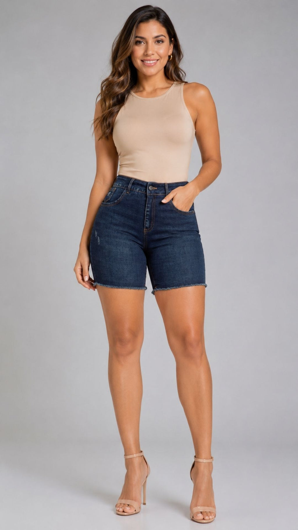 Short Denim Levanta Cola Bicicletero | S3379