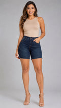 Short Denim Levanta Cola Bicicletero | S3379